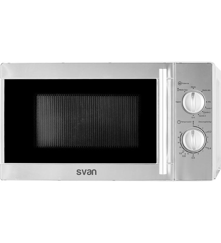 Svan SMW2700GX microondas libre instalacion con grill 20l 700w inox - 79648
