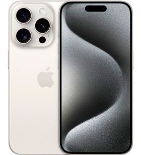 Apple MTV43QL_A iphone 15 pro 256gb blanco titanio - ImagenTemporalSihogar
