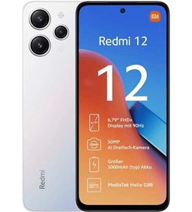 Xiaomi TF272531050 smartphone redmi 12 4gb/128gb 4g nfc plata polar - 83815