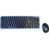 Elbe PTR-101 teclado+raton inalambrico negro/azul - PTR-101