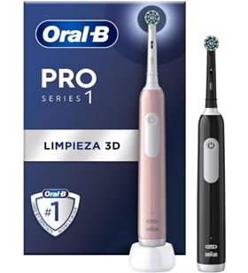 Oralb DUOPRO1 pack oral-b christmas pro1 negro + rosa - 000502400124