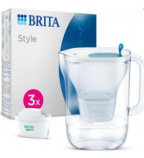Brita 1051127 jarra style azul 3 filtros maxtr purificador - 035904210086