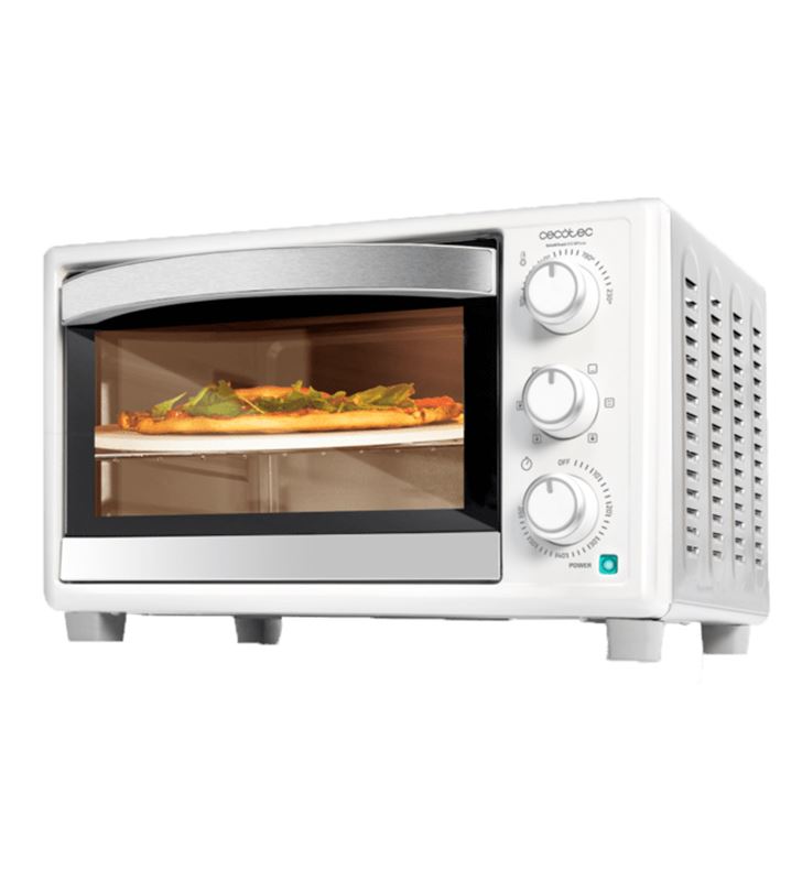 Cecotec 03813 horno electrico sobremesa de conveccion bake&toast 2600 white 4pizza 26l - 102060