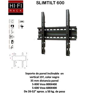 Hifirack SLIM600 soporte tv Soportes televisores - SLIM600