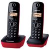 Panasonic KXTG1612SPR telefono duo , básico, ident. - 5025232621910