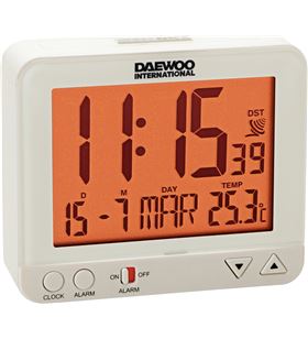 Daewo DCD200W radio reloj despertador , pantalla re - DCD200W