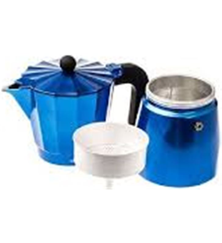 Azul 20x20x30 cm Oroley 215060400 Cafetera para 9 Tazas 
