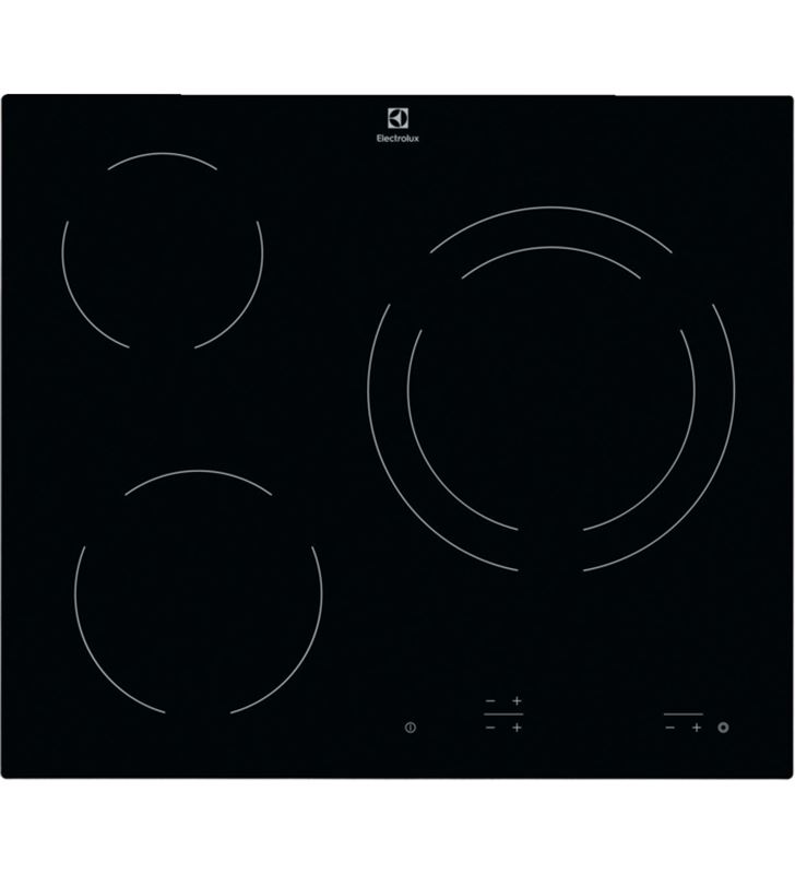 Electrolux EHF6231IOK placa vitroceramica radiante 60cm de 3 zonas serie 300 - ImagenTemporalSihogar