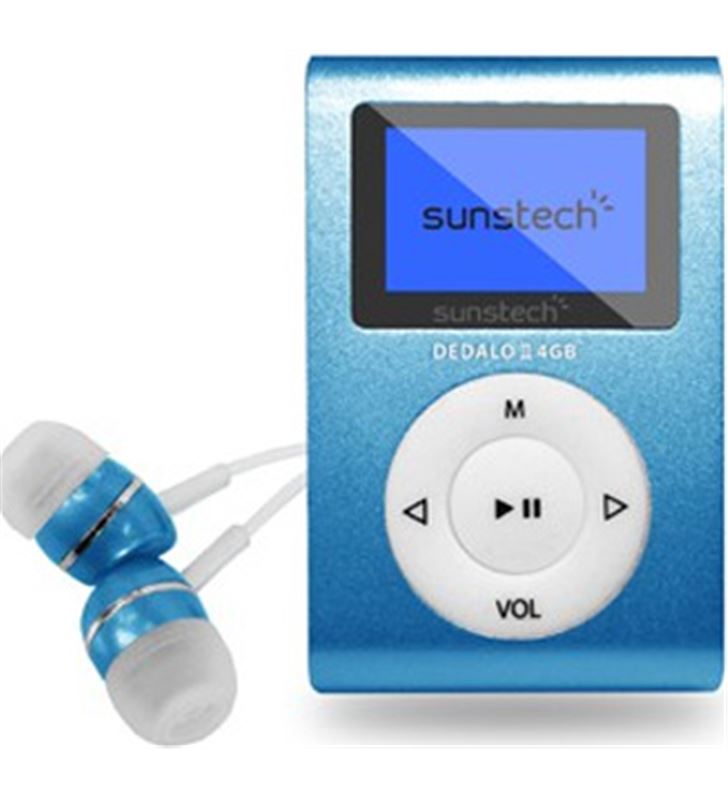 Sunstech DEDALOIII4GBBL reproductor mp3 Reproductores - 8429015016172