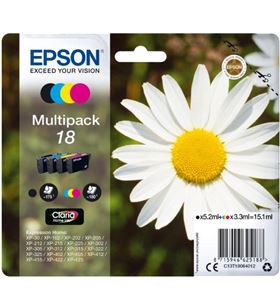 Epson C13T18064012 multipack tinta 4 colores claria home 18 c13t18064010 - EPSC13T18064012