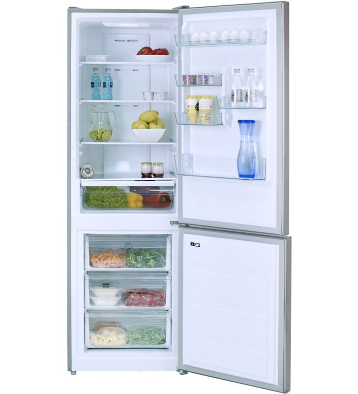 Teka 40672051 frigo combi no frost total nfl 345 c 188x59.5x63.5 clase f acero inoxidable - TEK40672051