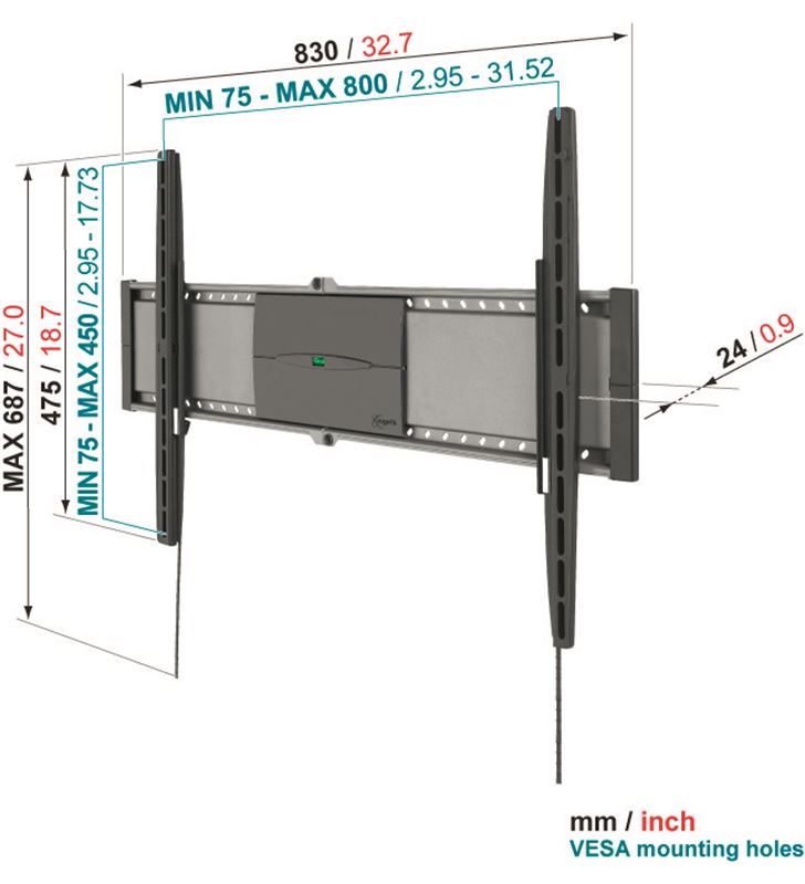 Vogels EFW8305 soporte tv lcd , 32 a 50. , superfla - 14875616_6194