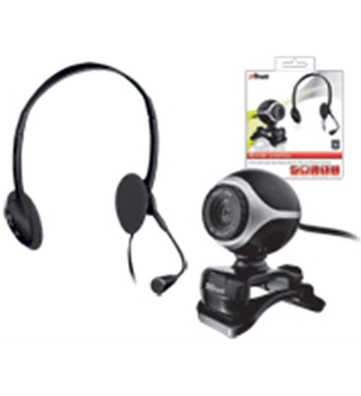 Trust 17028 kit auriculares con micro + webcam Webcam Videoconferencia - 4745257-TRUST-230-17028