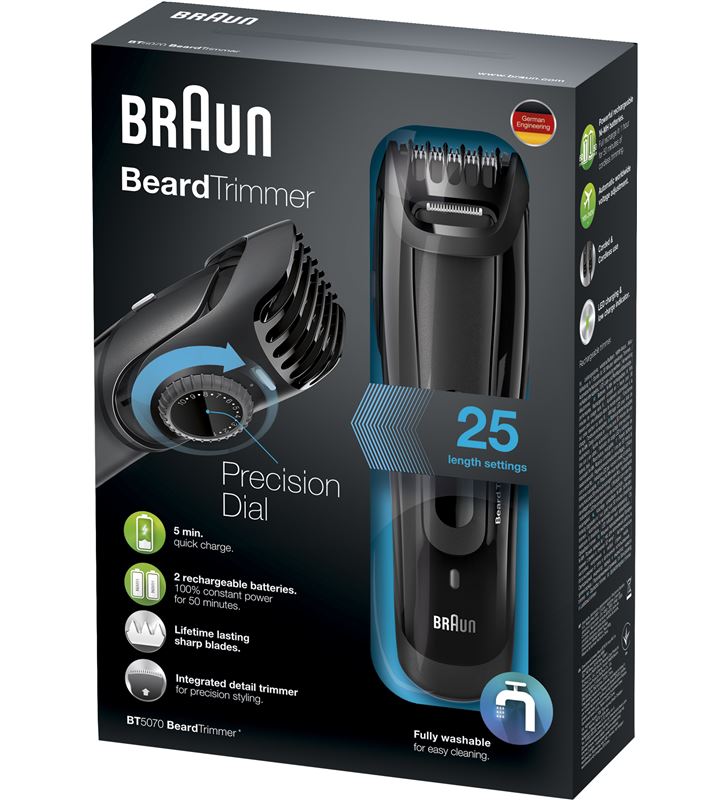 Braun BT5070 recortadora totalmente lavable barbero afeitadoras - 30575090_5232